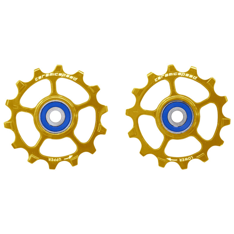 PULLEYWHEELS SRAM EAGLE&AXS12S GOLD<h6>スラムEAGLE AXS 12S用プーリーホイール</h6>