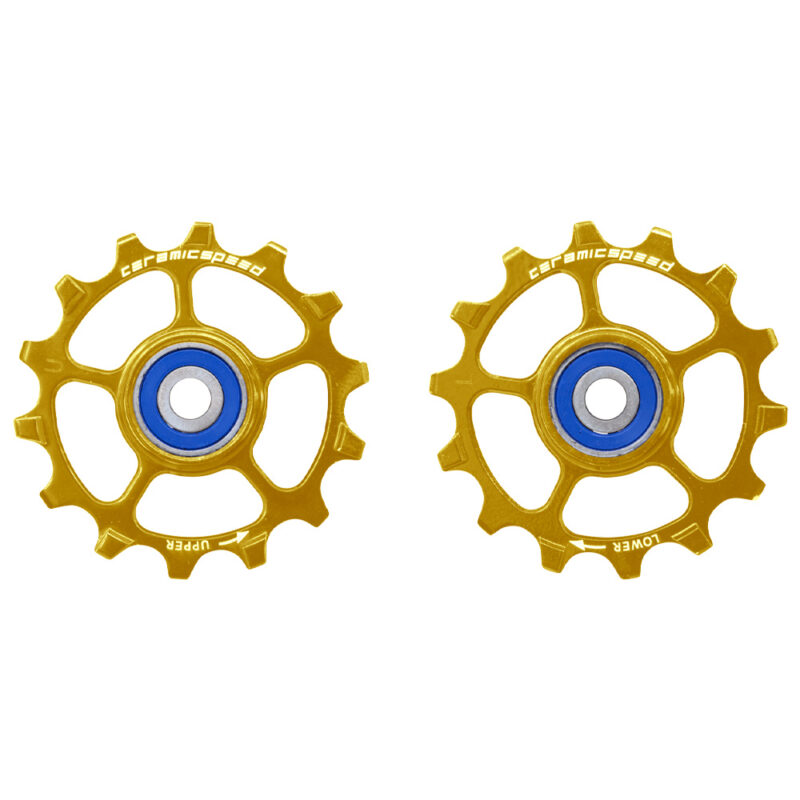 PULLEYWHEELS SHIMANO 12S XT/XTR GOLD<h6>シマノ12S XT/XTR用プーリーホイール</h6>