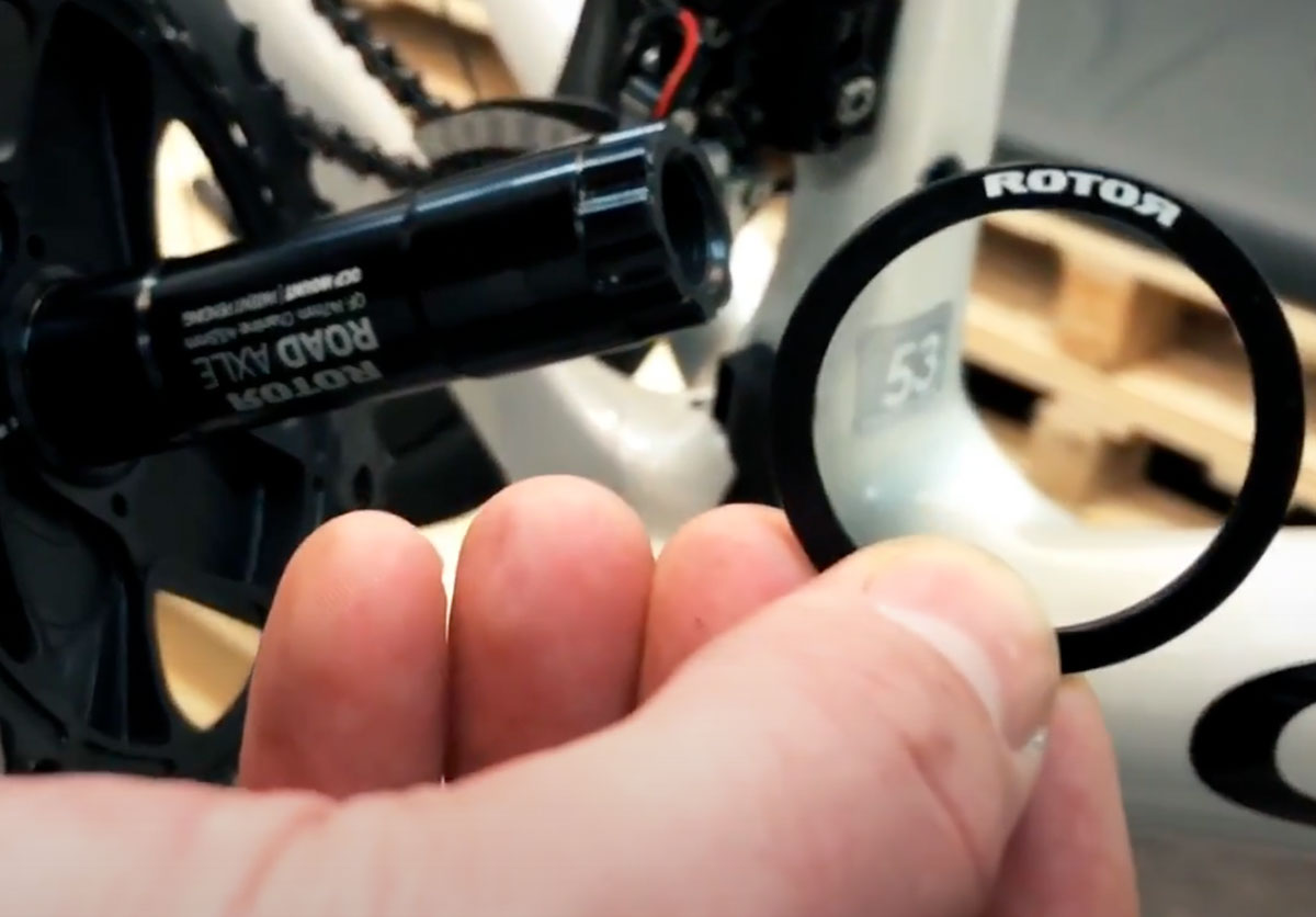 ROTOR 2inPower クランクセット 165mm ボトムブラケット付き ROTOR 2INpower MTB DM Crankset