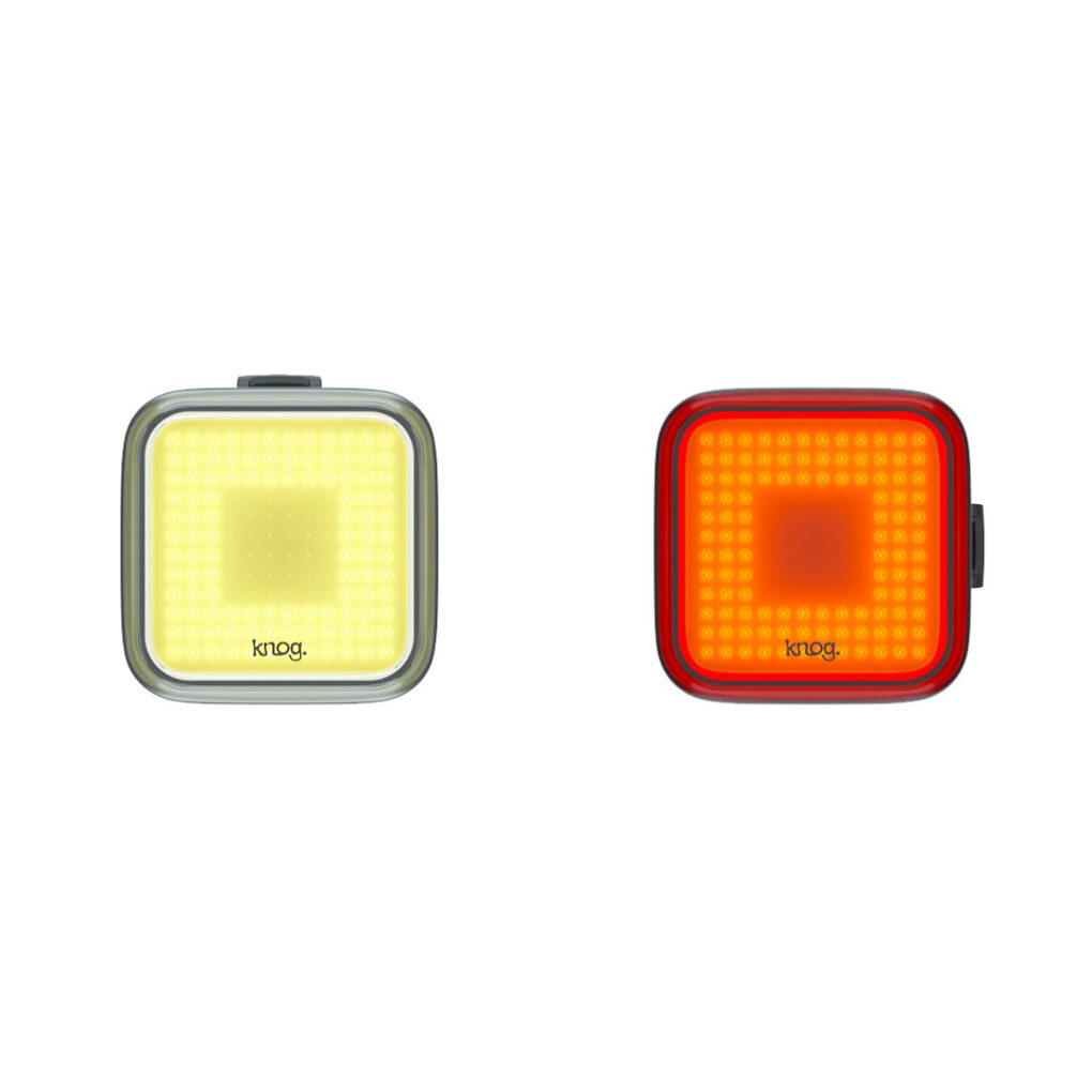 アクセサリー KNOG BLINDER SQUARE TWINPACK Blinder 600 & Blinder Square Rear Bike Light Set | Knog US