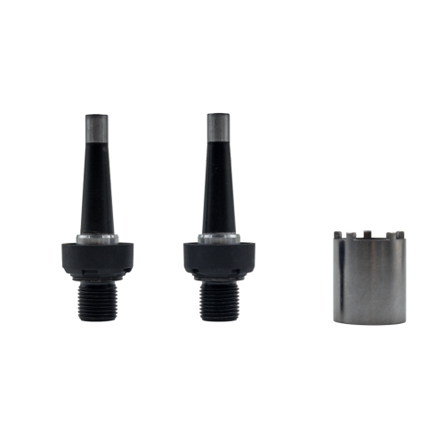 53MM CHROMO AXLE KIT (COMPATIBLE WITH KEO BLADE)  BLACK