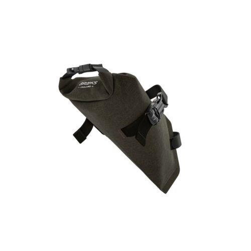 SCAPE SADDLE ROLL BAG MUD GREEN<h6>スケープ サドルロール バッグ</h6>