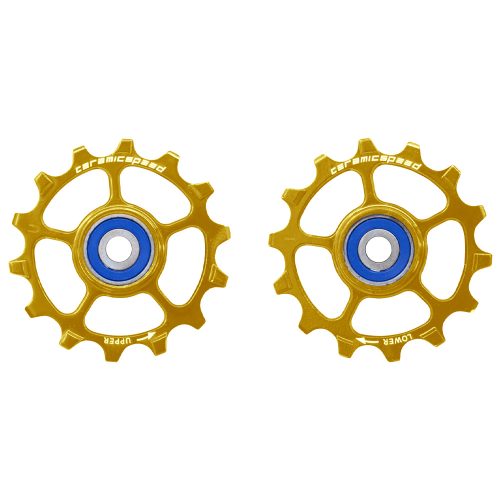PULLEYWHEELS SHIMANO 12S XT/XTR GOLD<h6>シマノ12S XT/XTR用プーリーホイール</h6>