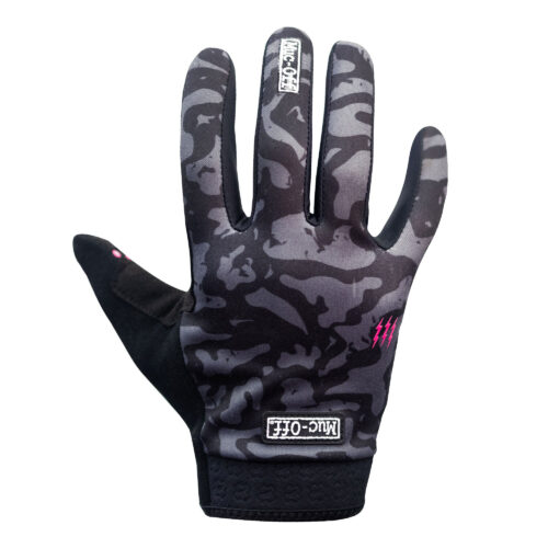 RIDERS GLOVES GREY CAMO
