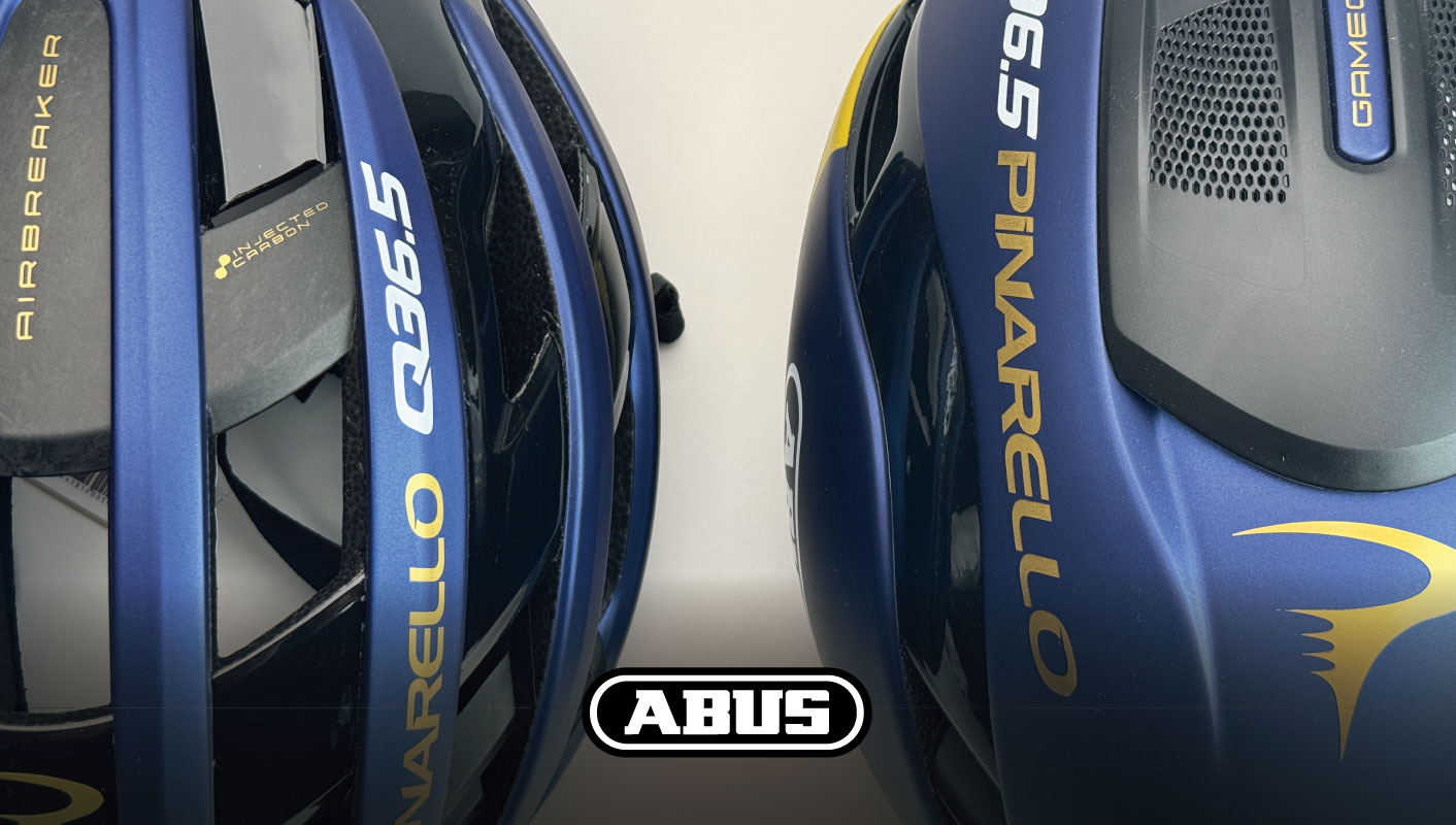 Pinarello Q36.5 Pro Cycling TeamカラーのABUSヘルメットが登場