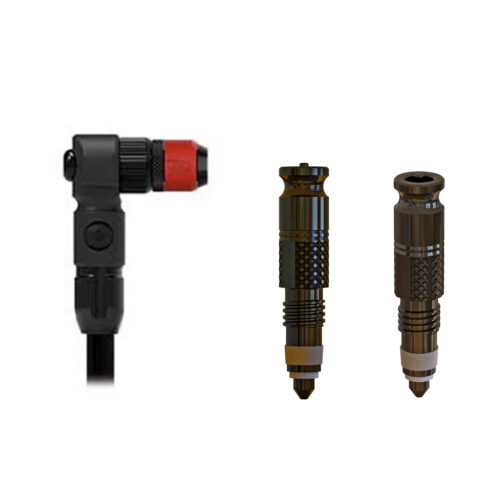 ABS PRO CLIK CHUCK WITH CLIK VALVE CORES<h6>ポンプヘッド＆クリックバルブコアセット</h6>